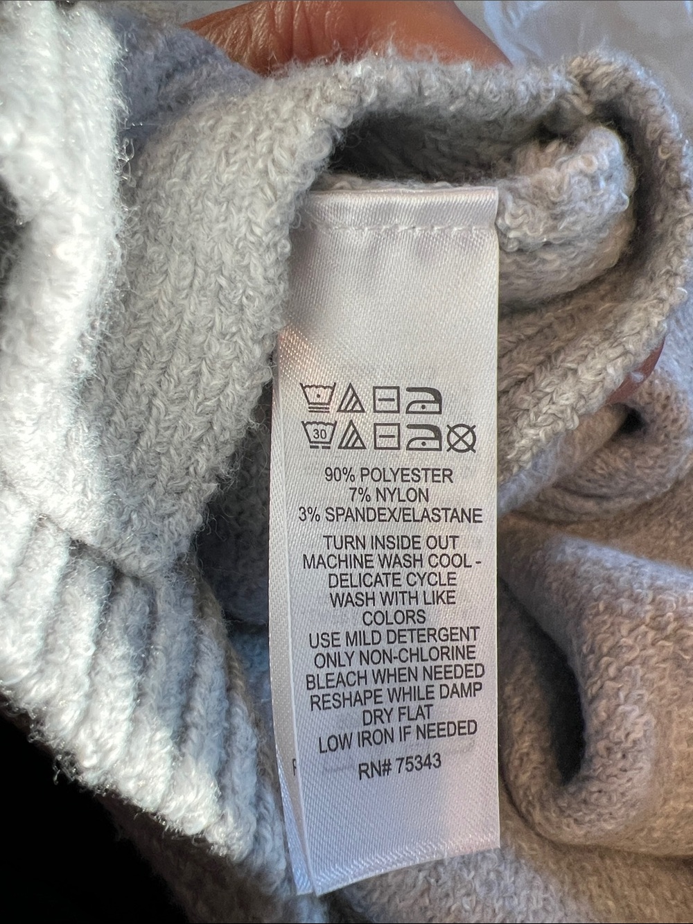 Christian Siriano Gray Star Crewneck Sweater - Picture 4 of 5
